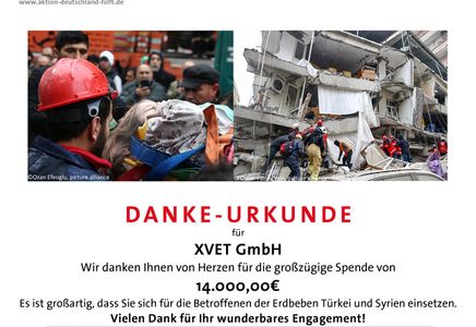 Donation to Earthquake Zones in Turkey and Syria